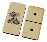 Azeeda 'Gothic Graveyard' Domino Set with Box (DM00059558)