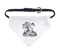 Azeeda 'Gothic Graveyard' Pet Bandana - White, S (PD00086549)