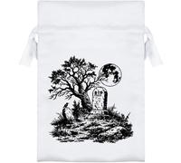 Azeeda 'Gothic Graveyard' Satin Gift Bag - 15cm (SB00161708)