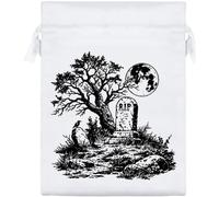 Azeeda 'Gothic Graveyard' Satin Gift Bag - 20cm (SB00161710)