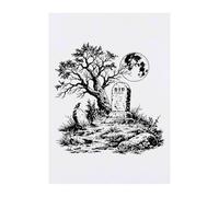 Azeeda 'Gothic Graveyard' Temporary Tattoo - A6 (TO00106685)
