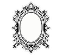 Azeeda 'Gothic Mirror' Clear Premium Vinyl Decal Stickers - Waterproof, Durable & Easy to Apply - for Car Bumpers, Windows, Bins & More - XL (460mm) (DC00172223)