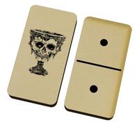 Azeeda 'Gothic Skull Goblet' Domino Set & Box (DM00053560)