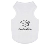 Azeeda 'Graduation Cap Academic' Pet Dog/Cat T-Shirt, L (PT00158095)