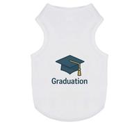 Azeeda 'Graduation Cap Academic' Pet Dog/Cat T-Shirt, L (PT00158099)