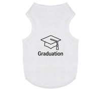 Azeeda 'Graduation Cap Academic' Pet Dog/Cat T-Shirt, M (PT00158094)