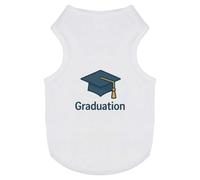 Azeeda 'Graduation Cap Academic' Pet Dog/Cat T-Shirt, S (PT00158097)