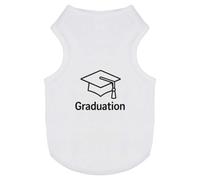 Azeeda 'Graduation Cap Academic' Pet Dog/Cat T-Shirt, XS (PT00158092)