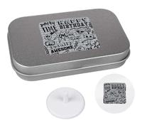 Azeeda 'Graffiti Happy Birthday' Golf Markers Gift Set (GO00077802)