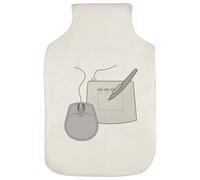 Azeeda 'Graphic Tablet and Mouse' Hot Water Bottle Cover (HW00046435)