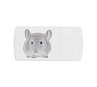 Azeeda 'Gray Chinchilla' Pill Box with Tablet Splitter (PI00038283)