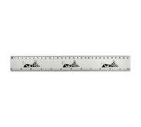 Azeeda 'Great Battleship' Plastic Ruler - 30cm (12in) (RL00118676)