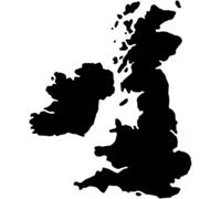 Azeeda 'Great Britain' Reusable Stencil - Durable Decorative Template for Painting and Spraying on Walls, Tiles, Wood, Fabric & Craft Projects - S (A6) (WS00066415)