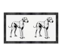 Azeeda 'Great Dane' Pet Feeding Mat (PM00035937)