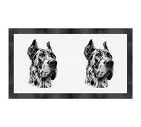 Azeeda 'Great Dane Portrait' Pet Feeding Mat (PM00032103)