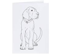 Azeeda 'Great Dane Puppy' Greeting Card - A4 (GC00098704)