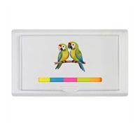 Azeeda 'Great Green Macaws' Sticky Note Ruler Pad (ST00044977)