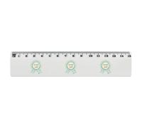 Azeeda 'Great Job Award Ribbon' 15cm (6 Inch) White Plastic Ruler (RL00102483)