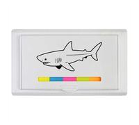 Azeeda 'Great White Shark' Sticky Note Ruler Pad (ST00045937)