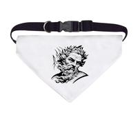 Azeeda 'Gr od Zeus' Pet Bandana - White, L (PD00086764)