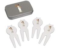 Azeeda 'Greek Goddess Hestia' Golf Divot Tool/Repair Fork Gift Set (GO00093384)
