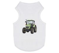 Azeeda 'Green Farming Tractor' Pet Dog/Cat T-Shirt, XS (PT00178300)