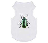 Azeeda 'Green Metallic Beetle' Pet Dog/Cat T-Shirt, M (PT00177782)