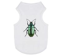 Azeeda 'Green Metallic Beetle' Pet Dog/Cat T-Shirt, XS (PT00177780)