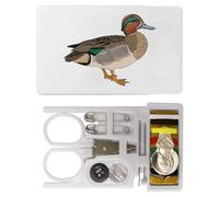 Azeeda 'Green Winged Teal Duck' Mini Travel Sewing Kit (SE00043578)