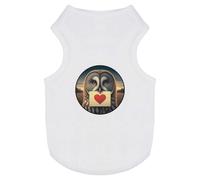 Azeeda 'Grey Owl Love Note' Pet Dog/Cat T-Shirt, S (PT00151005)