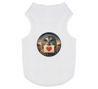 Azeeda 'Grey Owl Love Note' Pet Dog/Cat T-Shirt, XS (PT00151004)