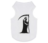 Azeeda 'Grim Reaper Standing' Pet Dog/Cat T-Shirt, L (PT00185811)