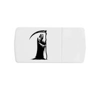 Azeeda 'Grim Reaper Standing' Pill Box with Tablet Splitter (PI00042855)