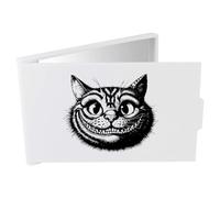 Azeeda 'Grinning Cheshire Cat' Compact/Travel/Pocket Makeup Mirror (CM00052095)