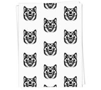 Azeeda 'Grinning German Shepherd' Gift Wrap Paper (GI00145451)