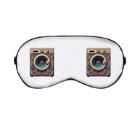 Azeeda 'Groovy Psychedelic Washing Machine' Sleep/Travel Eye Mask (EY00031937)