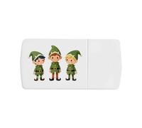 Azeeda 'Group of Elves' Pill Box with Tablet Splitter (PI00040510)