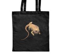 Azeeda 'Grumpy Bearded Dragon' Classic Black Tote Shopper Bag (ZB00020391)