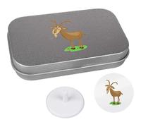 Azeeda 'Grumpy Billy Goat' Golf Markers Gift Set (GO00075078)