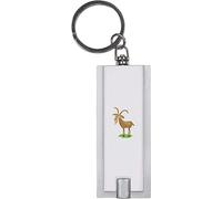 Azeeda 'Grumpy Billy Goat' LED Torch Keyring - Compact Pocket Flashlight with Keychain - Handy Mini Light for Bags and Keys (KT00031860)