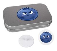 Azeeda 'Grumpy Blueberry' Golf Markers Gift Set (GO00098502)