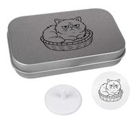 Azeeda 'Grumpy Persian Cat' Golf Markers Gift Set (GO00084616)