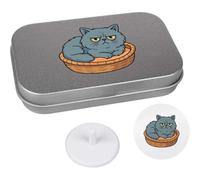 Azeeda 'Grumpy Persian Cat' Golf Markers Gift Set (GO00084617)