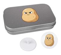 Azeeda 'Grumpy Potato' Golf Markers Gift Set (GO00098456)