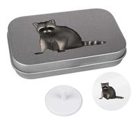 Azeeda 'Grumpy Raccoon' Golf Markers Gift Set (GO00077055)