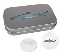 Azeeda 'Grumpy Shark' Golf Markers Gift Set (GO00073665)