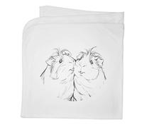 Azeeda 'Guinea Pig Couple' Cotton Baby Blanket/Shawl (BY00045064)