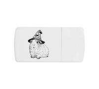 Azeeda 'Guinea Pig with Witch Hat' Pill Box with Splitter (PI00046126)