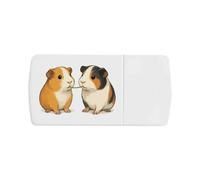 Azeeda 'Guinea Pigs Eating' Pill Box with Tablet Splitter (PI00036669)