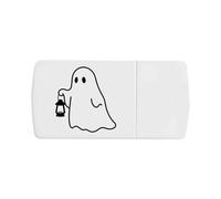 Azeeda 'Halloween Ghost' Pill Box with Tablet Splitter (PI00044237)